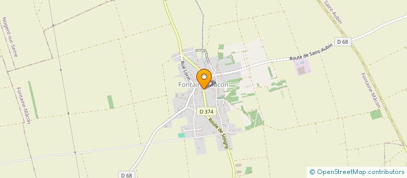 localisation de l'entreprise LES P'TITS LOUPS  FONTAINE-MACON