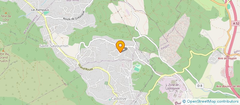 localisation de l'entreprise LES P'TITS LOUPS  SAINT-SAVOURNIN