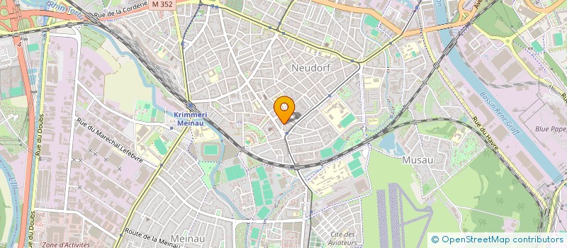 localisation de l'entreprise LES P'TITS LOUPS  STRASBOURG