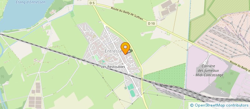 localisation de l'entreprise LES P TITS LOUPS D ENTRESSEN à ISTRES