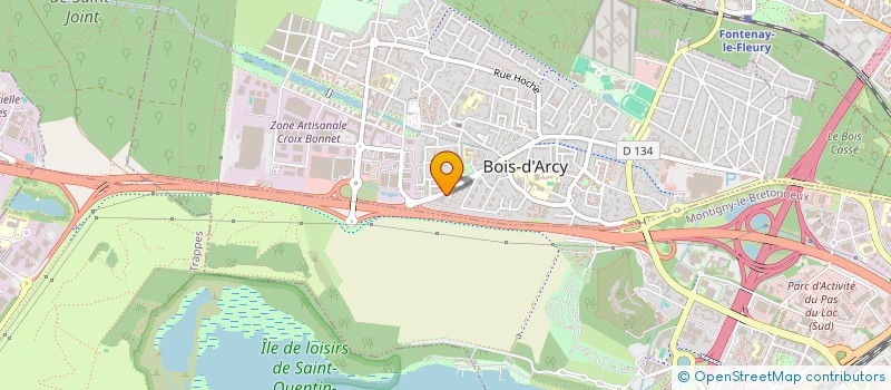 localisation de l'entreprise LES P'TITS LOUPS DE BOIS D'ARCY à BOIS-D'ARCY