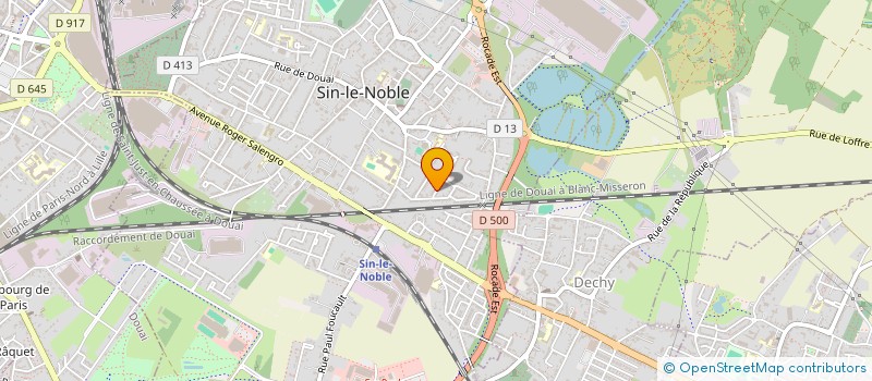 localisation de l'entreprise LES P'TITS LOUPS DE SUZANNE LANOY  SIN-LE-NOBLE