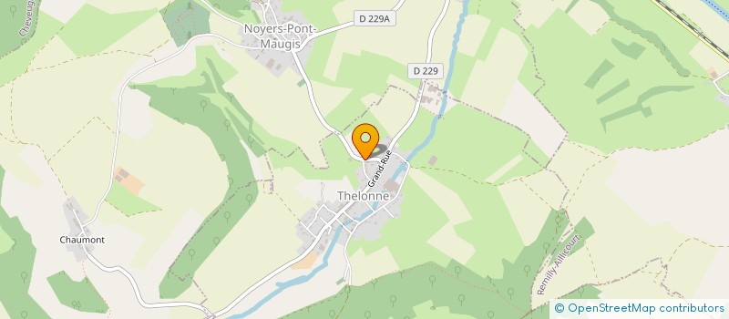 localisation de l'entreprise LES P'TITS LOUPS DE THELONNE  THELONNE