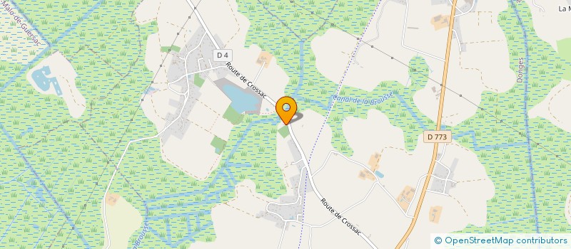 localisation de l'entreprise LES P'TITS LOUPS DU BOIS JOLI à DONGES