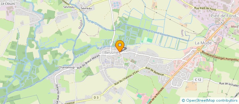 localisation de l'entreprise LES P'TITS LOUPS VERTS  BESSINES