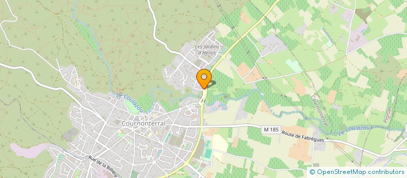 localisation de l'entreprise LES P'TITS LUTINS à COURNONTERRAL
