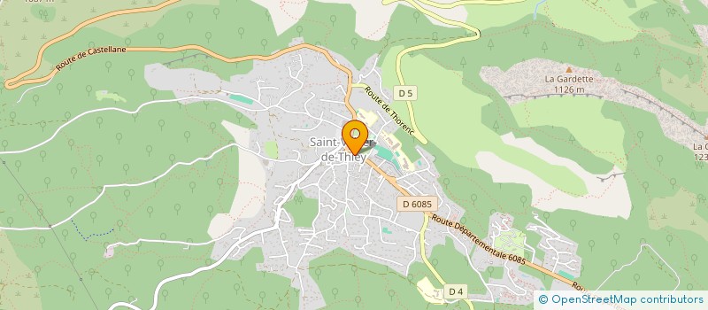 localisation de l'entreprise LES P'TITS LUTINS à SAINT-VALLIER-DE-THIEY