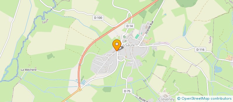 localisation de l'entreprise LES P'TITS LUTINS DU QUOTIDIEN  SAULX