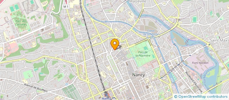 localisation de l'entreprise LES P'TITS MALINS à NANCY