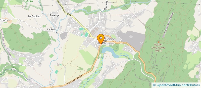 localisation de l'entreprise LES P'TITS MALL  SAINT-ETIENNE-DE-CROSSEY