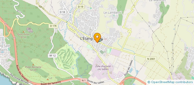 localisation de l'entreprise LES P'TITS MARMAILLES 974 à L'ETANG-SALE
