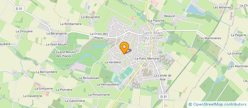 localisation de l'entreprise LES P TITS MARSIENS à SAINT-MARS-DU-DESERT