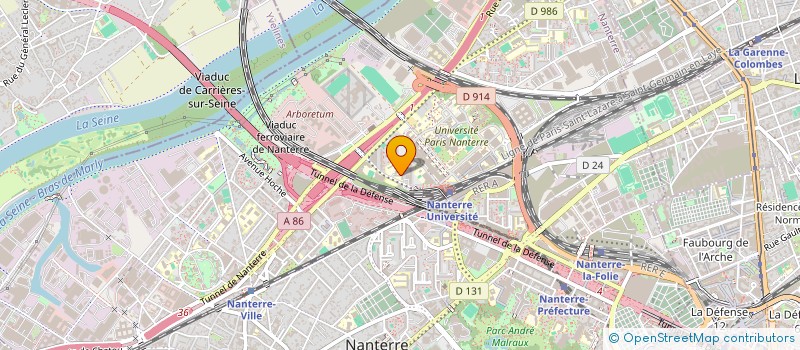 localisation de l'entreprise LES P'TITS MATINS D'ANATOLE à NANTERRE
