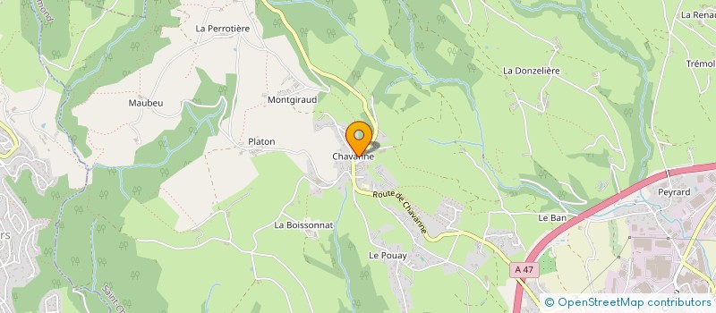 localisation de l'entreprise LES P'TITS MATRUS à SAINT-CHAMOND