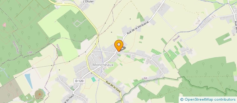 localisation de l'entreprise LES P'TITS MONCHELLOIS à MONCHEAUX