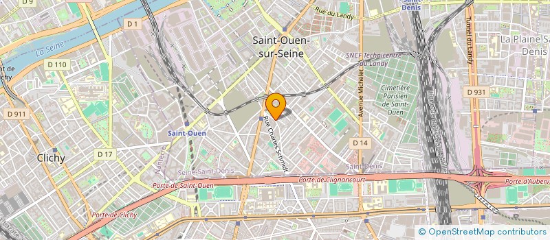 localisation de l'entreprise LES P'TITS MONSTRES à SAINT-OUEN-SUR-SEINE