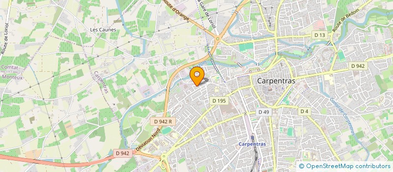 localisation de l'entreprise LES P'TITS MOUSSES  CARPENTRAS