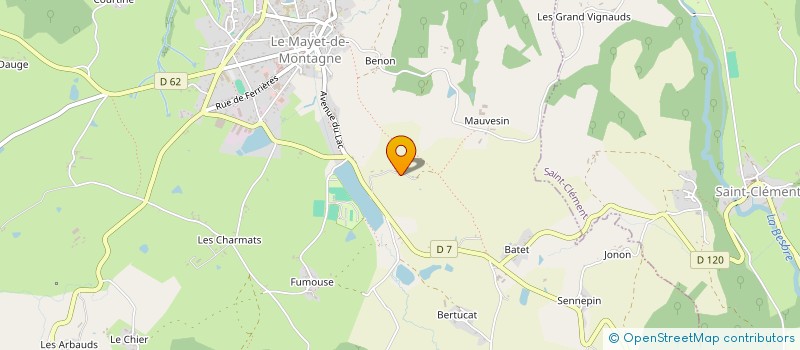 localisation de l'entreprise LES P'TITS MOZART à FERRIERES-SUR-SICHON
