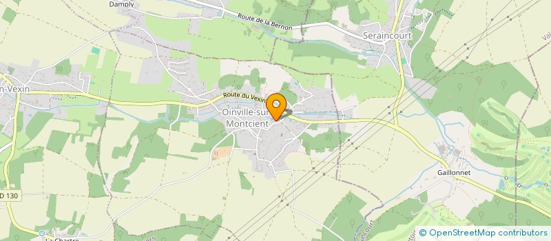 localisation de l'entreprise LES P'TITS OINVILLOIS  OINVILLE-SUR-MONTCIENT