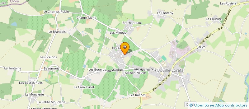 localisation de l'entreprise LES P'TITS OUISTITIS - ATELIERS DE PORTAGE PHYSIOLOGIQUE  LORETZ-D'ARGENTON