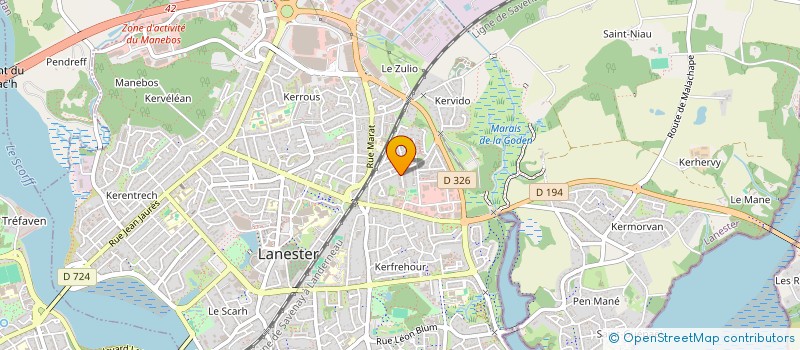 localisation de l'entreprise LES P'TITS P  LANESTER