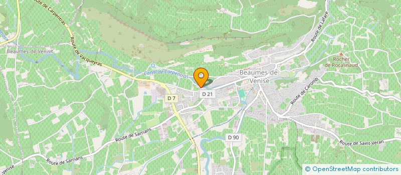 localisation de l'entreprise LES P'TITS PAPIERS  BEAUMES-DE-VENISE