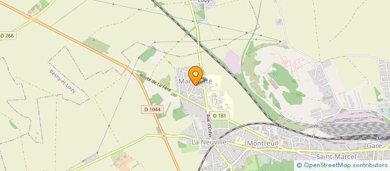 localisation de l'entreprise LES P TITS PAPIERS à LAON