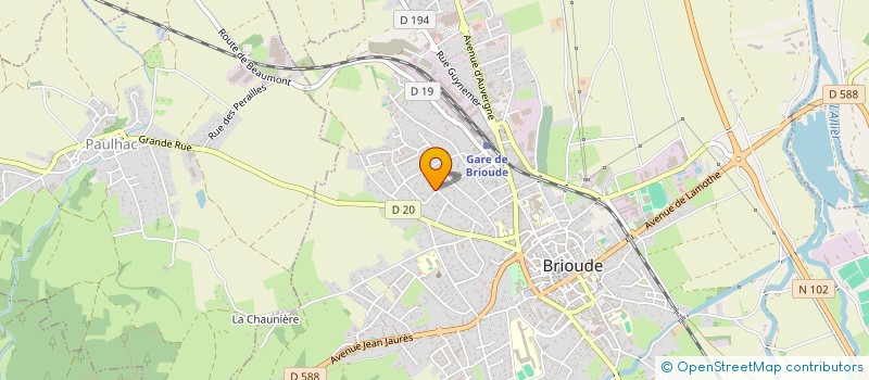 localisation de l'entreprise LES P'TITS PAPIERS DE MARIE à BRIOUDE
