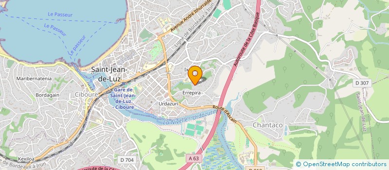 localisation de l'entreprise LES P'TITS PAPIERS DE NATH (ASSOCIATION POUR LA PROMOTION ET LA PRATIQUE DU SCRAPBOOKING) à SAINT-JEAN-DE-LUZ