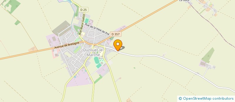 localisation de l'entreprise LES P'TITS PAS D'OUZOUER  BEAUCE LA ROMAINE