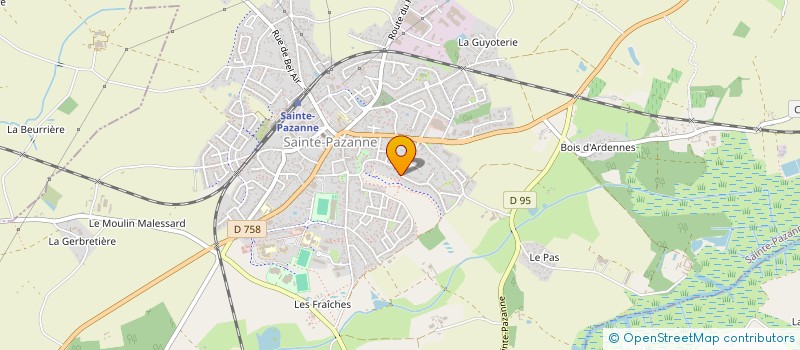 localisation de l'entreprise LES P'TITS PAZAILLOUS à SAINTE-PAZANNE
