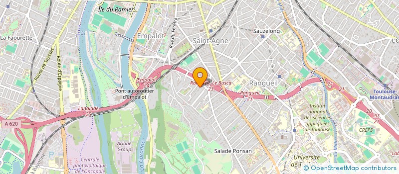 localisation de l'entreprise LES P'TITS PECH  TOULOUSE
