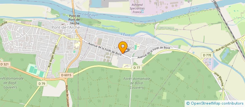 localisation de l'entreprise LES P'TITS PETONS à LES DAMPS