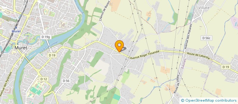 localisation de l'entreprise LES P'TITS PETONS à MURET