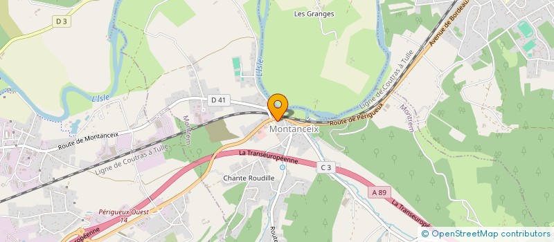 localisation de l'entreprise LES P'TITS PETONS  MONTREM