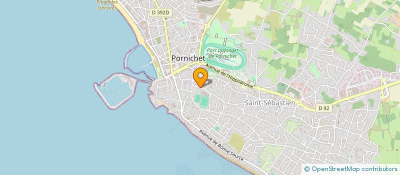 localisation de l'entreprise LES P'TITS PETONS SALES  PORNICHET