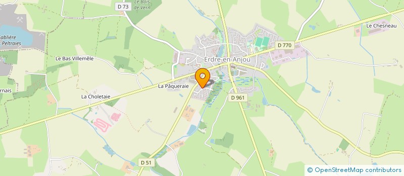 localisation de l'entreprise LES P'TITS PIEDS à LONGUENEE-EN-ANJOU