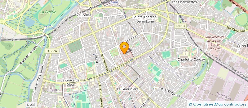 localisation de l'entreprise LES P'TITS PIEDS à CAEN