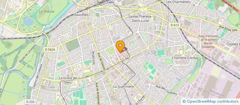 localisation de l'entreprise LES P'TITS PIEDS à CAEN
