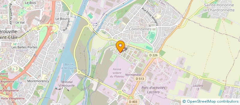 localisation de l'entreprise LES P'TITS PIEDS DANS L'HERBE à COLOMBELLES