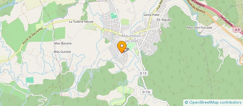 localisation de l'entreprise LES P'TITS PIRATES  MAUREILLAS-LAS-ILLAS