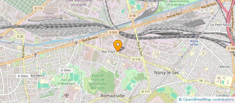 localisation de l'entreprise LES P'TITS PLATS à ROMAINVILLE