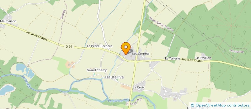 localisation de l'entreprise LES P'TITS PLATS DE CHRISTOPHE  HAUTERIVE