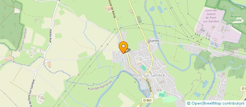 localisation de l'entreprise LES P'TITS PONTOIS  PONT-SUR-SAMBRE