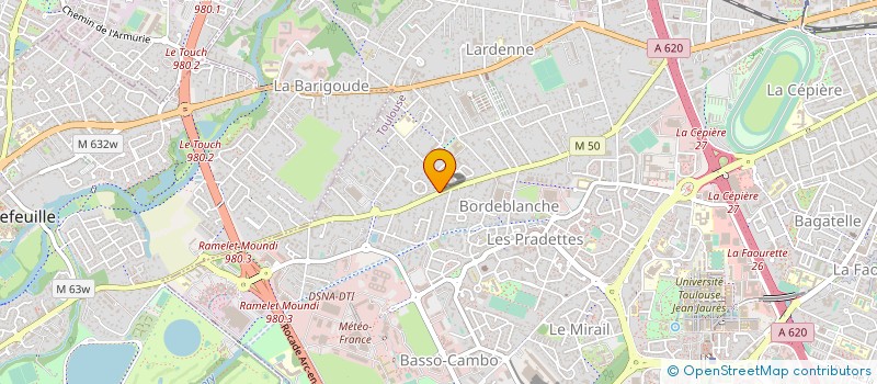 localisation de l'entreprise LES P'TITS POTES à TOULOUSE