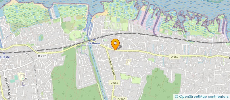 localisation de l'entreprise LES P'TITS POUCES  GUJAN-MESTRAS