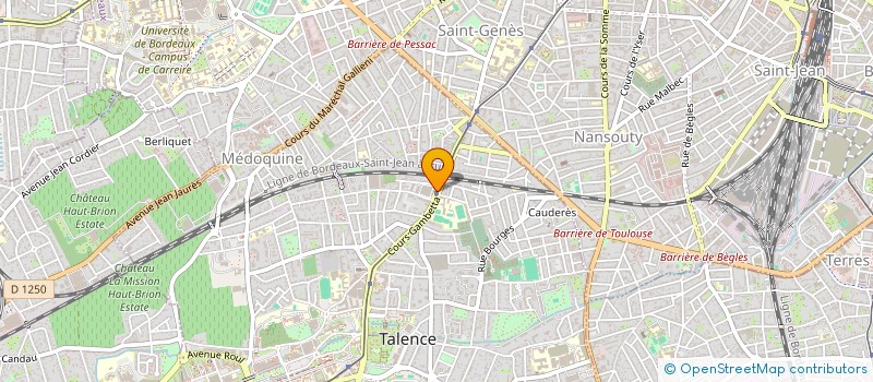 localisation de l'entreprise LES P'TITS POUILLOU  TALENCE