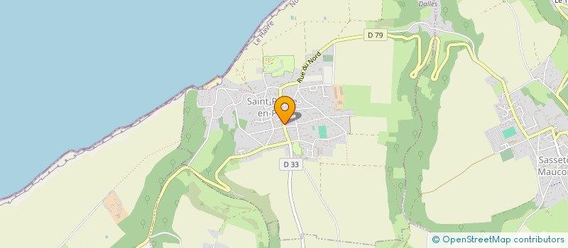 localisation de l'entreprise LES P'TITS POULOTS à SASSETOT-LE-MAUCONDUIT