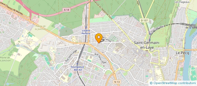 localisation de l'entreprise LES P'TITS PRINCES 2  SAINT-GERMAIN-EN-LAYE