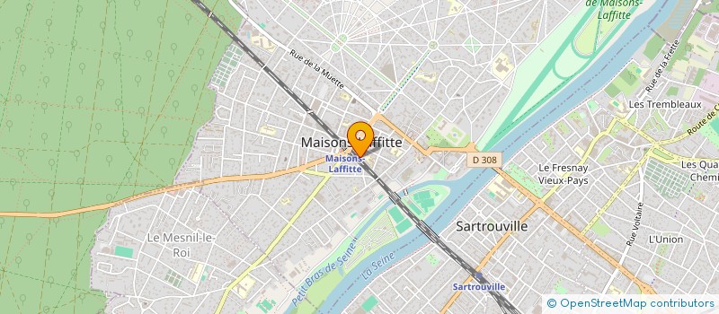 localisation de l'entreprise LES P'TITS PRINCES 3 à MAISONS-LAFFITTE